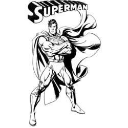 Dessin à colorier: Superman (Super-héros) #83781 - Coloriages à imprimer
