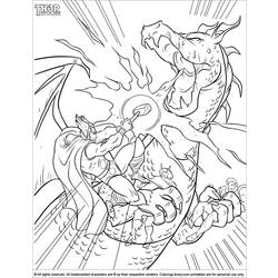 Dessin à colorier: Thor (Super-héros) #75830 - Coloriages à Imprimer Gratuits