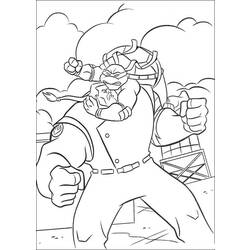 Dessin à colorier: Tortues Ninja (Super-héros) #75392 - Coloriages à Imprimer Gratuits