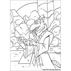 Dessin à colorier: Tortues Ninja (Super-héros) #75402 - Coloriages à Imprimer Gratuits