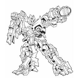 Dessin à colorier: Transformers (Super-héros) #75106 - Coloriages à Imprimer Gratuits