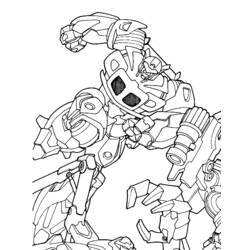 Dessin à colorier: Transformers (Super-héros) #75110 - Coloriages à Imprimer Gratuits