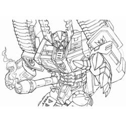 Dessin à colorier: Transformers (Super-héros) #75145 - Coloriages à Imprimer Gratuits