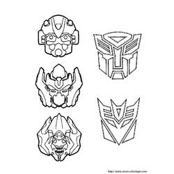 Dessin à colorier: Transformers (Super-héros) #75149 - Coloriages à Imprimer Gratuits