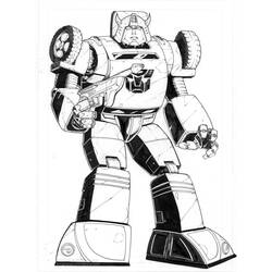 Dessin à colorier: Transformers (Super-héros) #75155 - Coloriages à Imprimer Gratuits