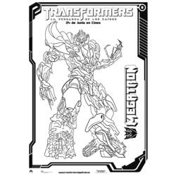 Dessin à colorier: Transformers (Super-héros) #75158 - Coloriages à Imprimer