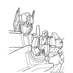 Dessin à colorier: Transformers (Super-héros) #75163 - Coloriages à Imprimer Gratuits