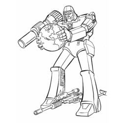 Dessin à colorier: Transformers (Super-héros) #75166 - Coloriages à Imprimer Gratuits