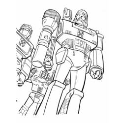 Dessin à colorier: Transformers (Super-héros) #75173 - Coloriages à Imprimer Gratuits