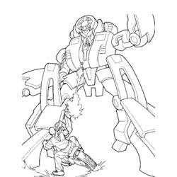 Dessin à colorier: Transformers (Super-héros) #75174 - Coloriages à Imprimer Gratuits