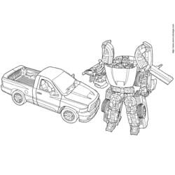 Dessin à colorier: Transformers (Super-héros) #75200 - Coloriages à Imprimer Gratuits