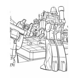 Dessin à colorier: Transformers (Super-héros) #75202 - Coloriages à Imprimer Gratuits