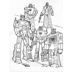 Dessin à colorier: Transformers (Super-héros) #75204 - Coloriages à Imprimer Gratuits