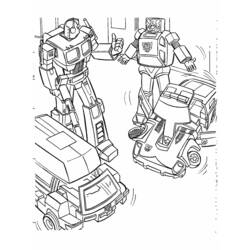 Dessin à colorier: Transformers (Super-héros) #75224 - Coloriages à Imprimer Gratuits