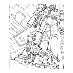 Dessin à colorier: Transformers (Super-héros) #75256 - Coloriages à Imprimer Gratuits