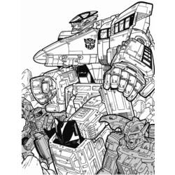 Dessin à colorier: Transformers (Super-héros) #75290 - Coloriages à Imprimer Gratuits