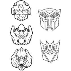 Dessin à colorier: Transformers (Super-héros) #75301 - Coloriages à Imprimer Gratuits