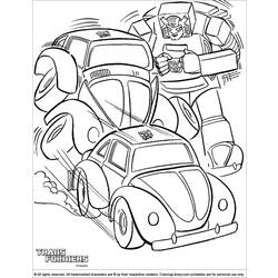 Dessin à colorier: Transformers (Super-héros) #75312 - Coloriages à Imprimer Gratuits