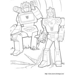 Dessin à colorier: Transformers (Super-héros) #75314 - Coloriages à Imprimer Gratuits