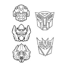 Dessin à colorier: Transformers (Super-héros) #75335 - Coloriages à Imprimer Gratuits