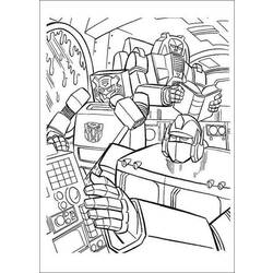 Dessin à colorier: Transformers (Super-héros) #75341 - Coloriages à Imprimer Gratuits