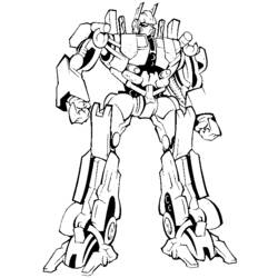 Dessin à colorier: Transformers (Super-héros) #75350 - Coloriages à Imprimer Gratuits