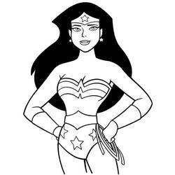 Dessins à colorier: Wonder Woman - Coloriages à imprimer