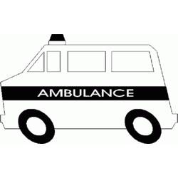 Dessin à colorier: Ambulance (Transport) #136762 - Coloriages à Imprimer Gratuits