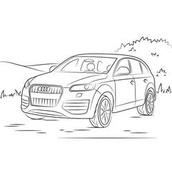 Dessin à colorier: Audi (Transport) #174804 - Coloriages à Imprimer Gratuits