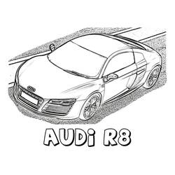 Dessin à colorier: Audi (Transport) #174820 - Coloriages à Imprimer Gratuits