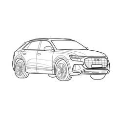 Dessin à colorier: Audi (Transport) #218598 - Coloriages à Imprimer Gratuits