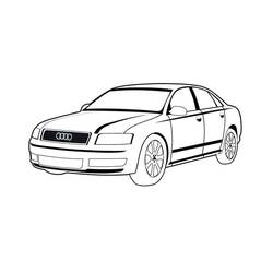Dessin à colorier: Audi (Transport) #218600 - Coloriages à Imprimer Gratuits
