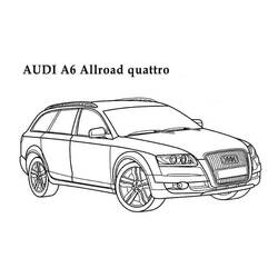 Dessin à colorier: Audi (Transport) #218602 - Coloriages à Imprimer Gratuits