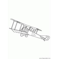 Dessin à colorier: Avion (Transport) #134856 - Coloriages à Imprimer Gratuits