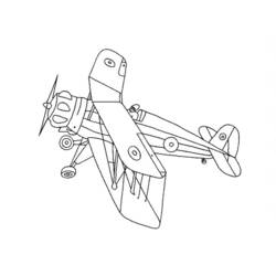 Dessin à colorier: Avion (Transport) #134996 - Coloriages à Imprimer Gratuits