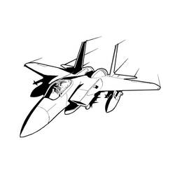 Coloriage Avion (Transport) #183573 à imprimer et colorier
