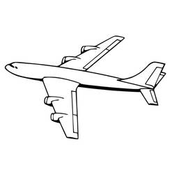 Coloriage Avion (Transport) #183591 à imprimer et colorier