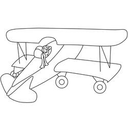 Coloriage Avion (Transport) #183595 à imprimer et colorier