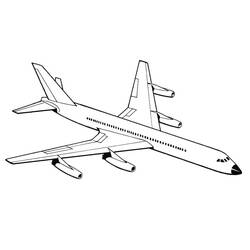 Coloriage Avion (Transport) #183599 à imprimer et colorier