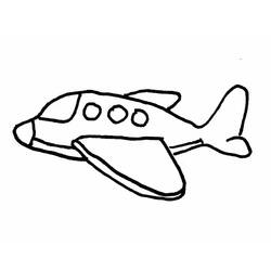 Coloriage Avion (Transport) #183604 à imprimer et colorier