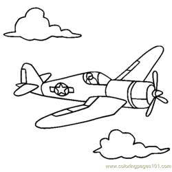 Dessin à colorier: Avion militaires (Transport) #141075 - Coloriages à Imprimer