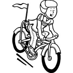 Dessin à colorier: Bicyclette / Vélo (Transport) #136942 - Coloriages à Imprimer Gratuits