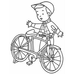 Dessin à colorier: Bicyclette / Vélo (Transport) #137002 - Coloriages à Imprimer Gratuits