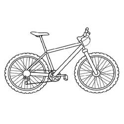 Dessin à colorier: Bicyclette / Vélo (Transport) #137003 - Coloriages à Imprimer Gratuits