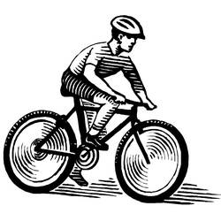 Dessin à colorier: Bicyclette / Vélo (Transport) #137015 - Coloriages à Imprimer Gratuits