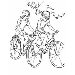 Dessin à colorier: Bicyclette / Vélo (Transport) #137049 - Coloriages à Imprimer Gratuits