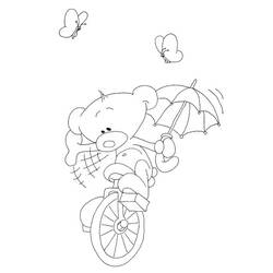 Dessin à colorier: Bicyclette / Vélo (Transport) #137103 - Coloriages à Imprimer Gratuits