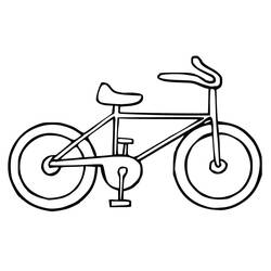 Coloriage Bicyclette / Vélo (Transport) #175392 à imprimer et colorier