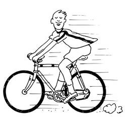 Coloriage Bicyclette / Vélo (Transport) #175394 à imprimer et colorier