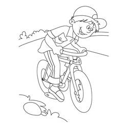 Coloriage Bicyclette / Vélo (Transport) #175401 à imprimer et colorier